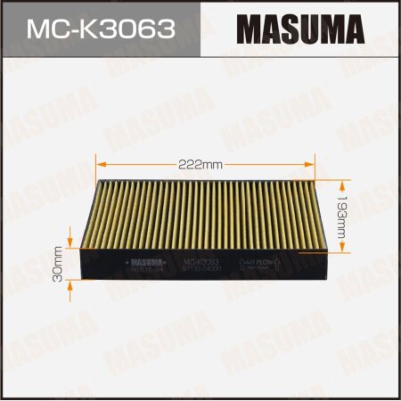 Фильтр салонный Masuma, MC-K3063