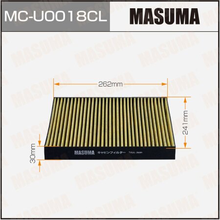 Фильтр салонный Masuma угольный, MC-U0018CL