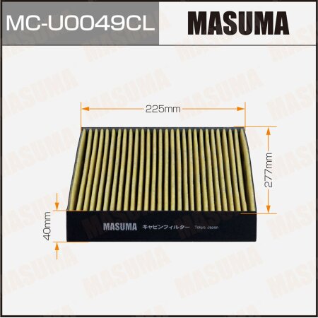 Фильтр салонный Masuma угольный, MC-U0049CL