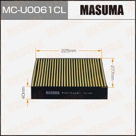 Фильтр салонный Masuma угольный, MC-U0061CL