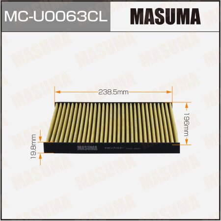 Фильтр салонный Masuma угольный, MC-U0063CL