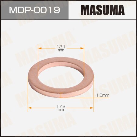 Injection nozzle washer Masuma 12.1х17.2х1.5, MDP-0019