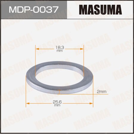 Oil drain plug washer (gasket) Masuma 18.3x25.6x2, MDP-0037