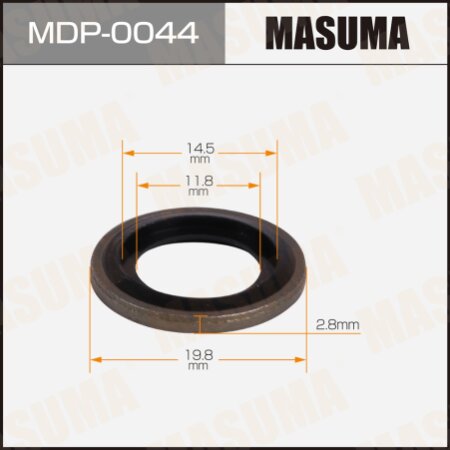 Oil drain plug washer (gasket) Masuma 12x20x2, MDP-0044