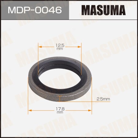 Oil drain plug washer (gasket) Masuma 12x18x2, MDP-0046