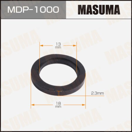 Oil drain plug washer (gasket) Masuma 13.5x18x2, MDP-1000