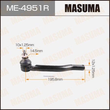 Наконечник рулевой Masuma, ME-4951R