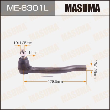 Наконечник рулевой Masuma, ME-6301L