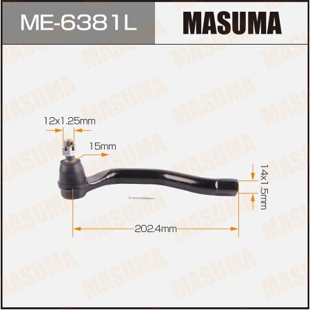 Наконечник рулевой Masuma, ME-6381L