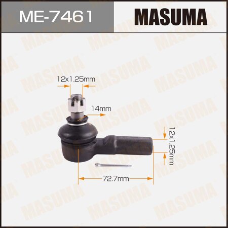 Наконечник рулевой Masuma, ME-7461