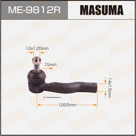 Наконечник рулевой Masuma, ME-9812R