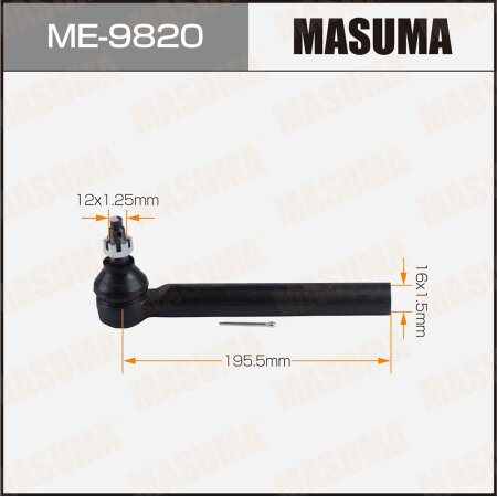 Наконечник рулевой Masuma, ME-9820