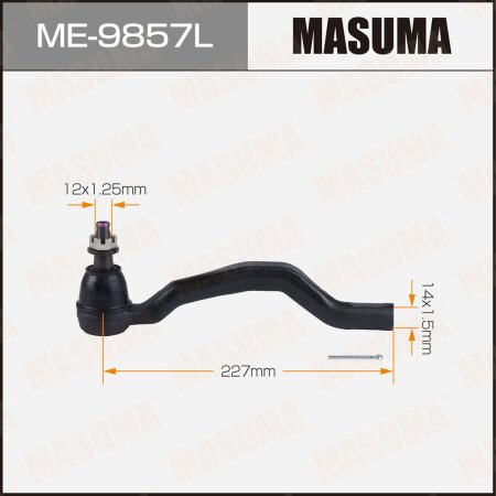 Наконечник рулевой Masuma, ME-9857L