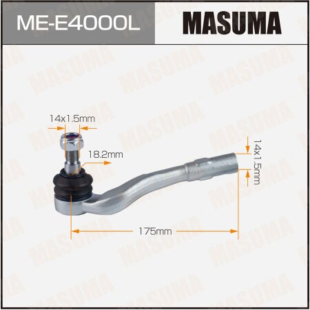Наконечник рулевой Masuma, ME-E4000L