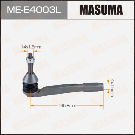 Наконечник рулевой Masuma, ME-E4003L