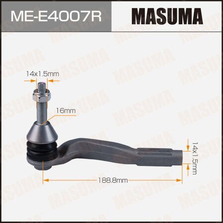 Наконечник рулевой Masuma, ME-E4007R