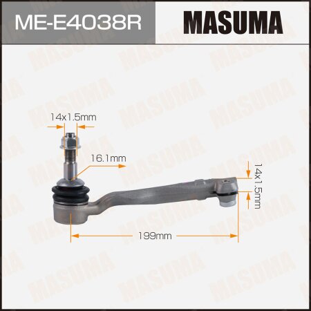 Наконечник рулевой Masuma, ME-E4038R