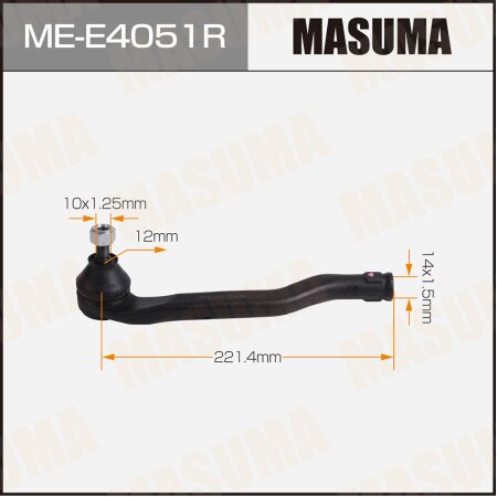 Наконечник рулевой Masuma, ME-E4051R