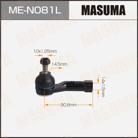 Наконечник рулевой Masuma, ME-N081L
