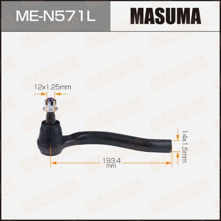 Наконечник рулевой Masuma, ME-N571L