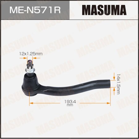 Наконечник рулевой Masuma, ME-N571R