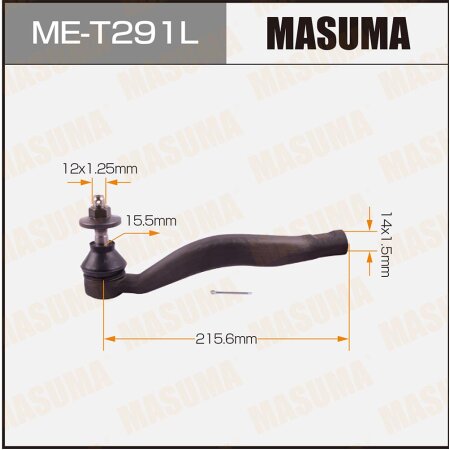 Наконечник рулевой Masuma, ME-T291L