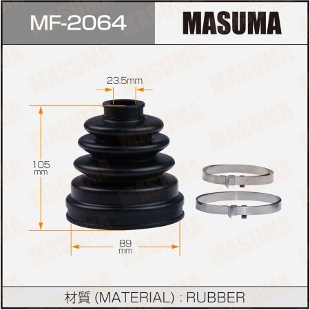 Пыльник ШРУСа Masuma (резина), MF-2064