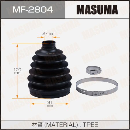 Пыльник ШРУСа MASUMA (пластик), MF-2804