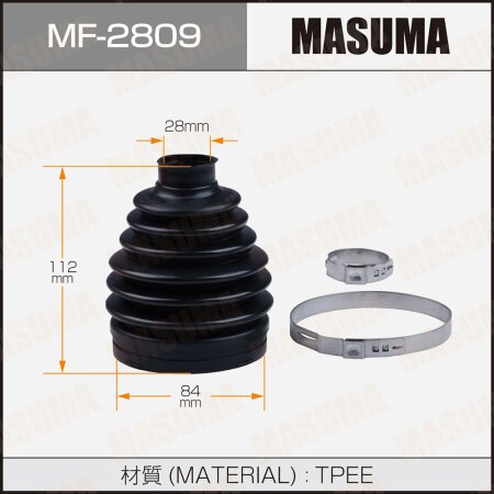 Пыльник ШРУСа MASUMA (пластик), MF-2809