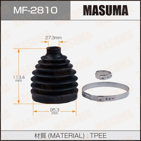 Пыльник ШРУСа MASUMA (пластик), MF-2810