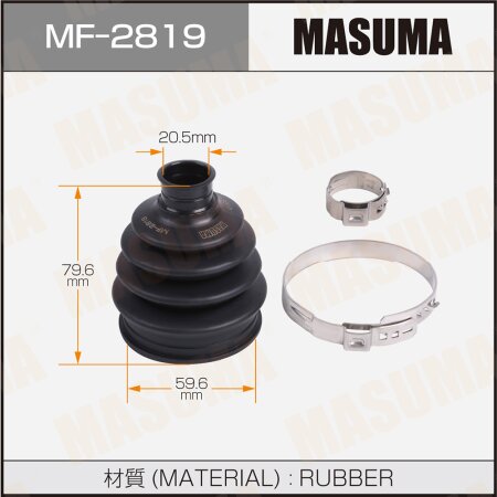 Пыльник ШРУСа Masuma (резина), MF-2819