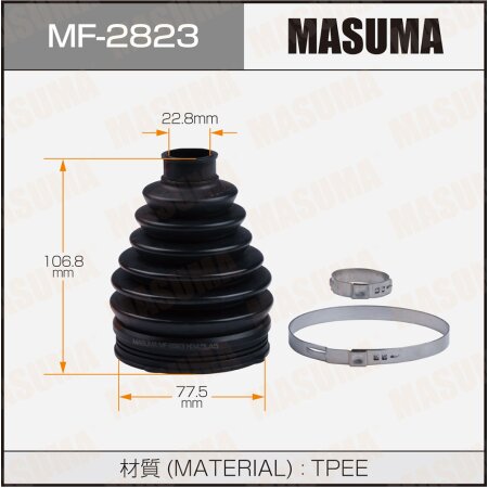 Пыльник ШРУСа MASUMA (пластик), MF-2823