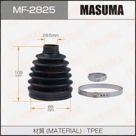 Пыльник ШРУСа MASUMA (пластик), MF-2825