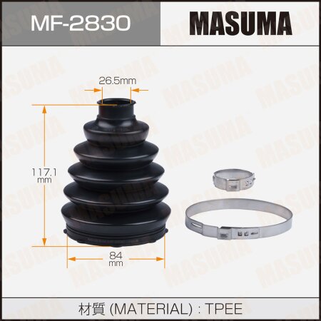 Пыльник ШРУСа MASUMA (пластик), MF-2830