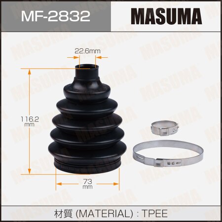 Пыльник ШРУСа MASUMA (пластик), MF-2832