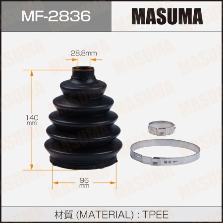 Пыльник ШРУСа MASUMA (пластик), MF-2836