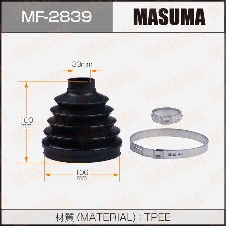 Пыльник ШРУСа MASUMA (пластик), MF-2839