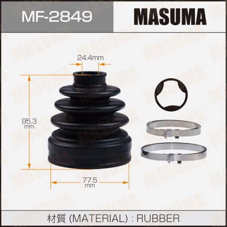 Пыльник ШРУСа Masuma (резина), MF-2849