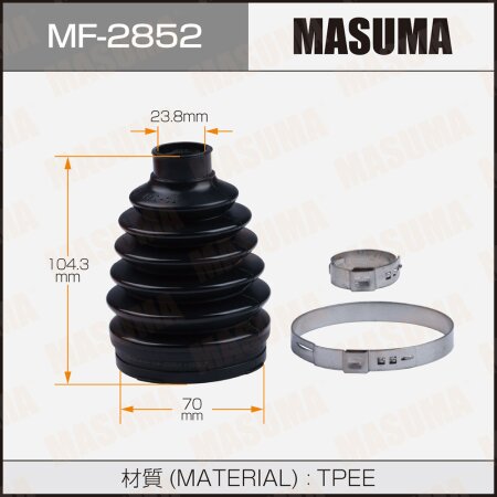Пыльник ШРУСа Masuma (пластик), MF-2852