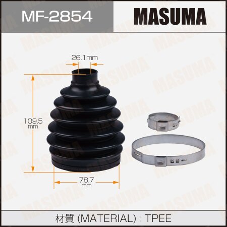 Пыльник ШРУСа MASUMA (пластик), MF-2854