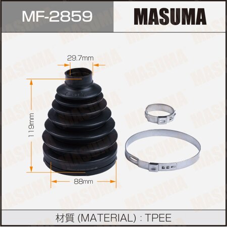 Пыльник ШРУСа MASUMA (пластик), MF-2859