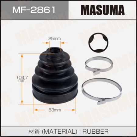 Пыльник ШРУСа MASUMA (резина), MF-2861