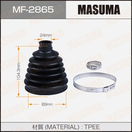 Пыльник ШРУСа Masuma (пластик), MF-2865