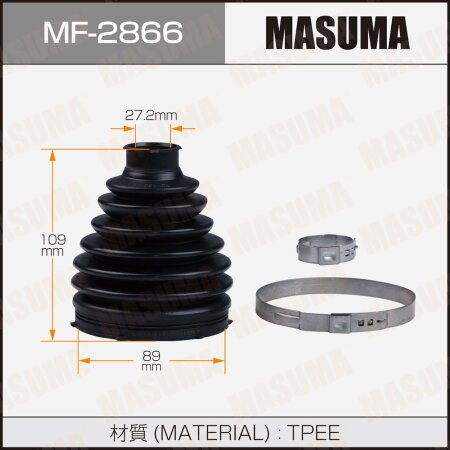 Пыльник ШРУСа Masuma (пластик), MF-2866