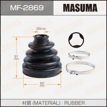 Пыльник ШРУСа Masuma (резина), MF-2869