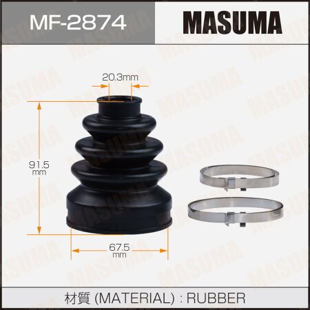 Пыльник ШРУСа Masuma (резина), MF-2874