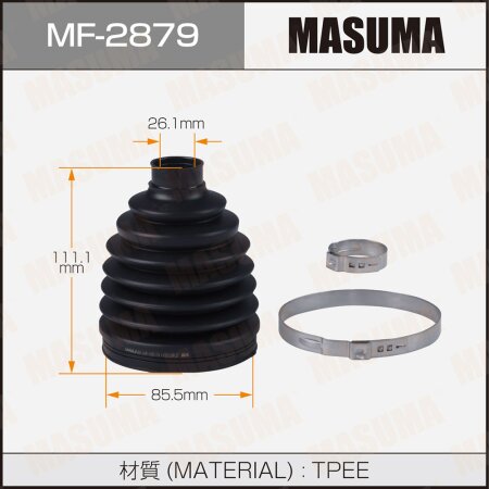 Пыльник ШРУСа Masuma (пластик), MF-2879