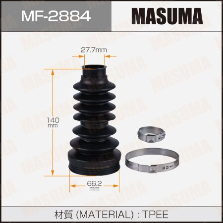 CV Joint boot Masuma (plastic), MF-2884