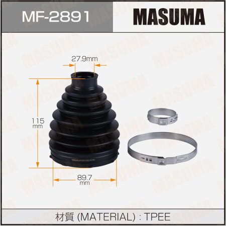 Пыльник ШРУСа Masuma (пластик), MF-2891