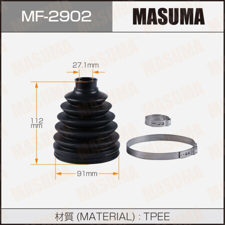 Пыльник ШРУСа MASUMA (пластик), MF-2902